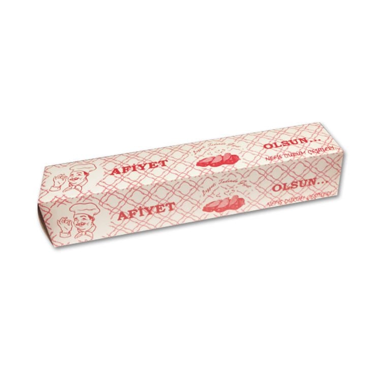 Karton Dürüm Kutusu 29 cm  50 Adet