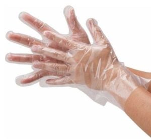 Tek Kullanımlık 60 Gr Şeffaf Eldiven 100 adet