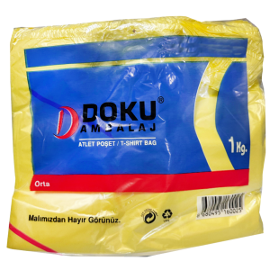 Doku Sarı Orijinal Market Poşet Büyük 1 KG