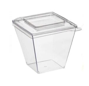 Kristal 200 CC Prizma Kübik Kapak 50 Adet