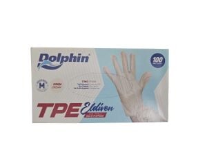 Dolphin Tpe Eldiven Beyaz M 100 Adet
