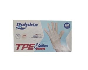 Dolphin Tpe Eldiven Beyaz S 100 Adet