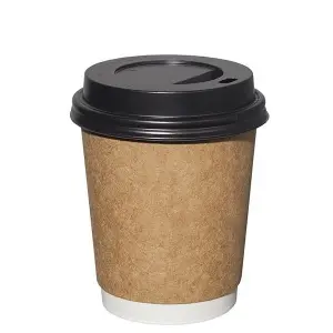 Double Wall Karton Bardak 8 Oz 100 Adet