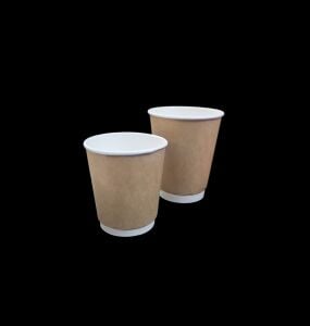 Double Wall Karton Bardak 8 Oz 100 Adet