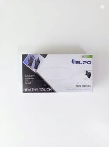 Elpo Pudrasız Tpe Eldiven Siyah S 100 adet