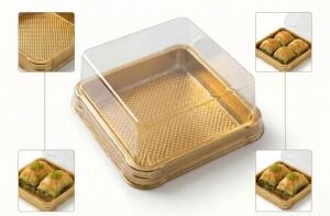 4 LÜ PET BAKLAVA KABI 50 ADET