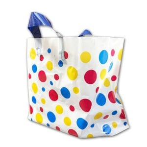 Kulplu Puantiyeli Çanta Poşet Büyük Boy 1kg