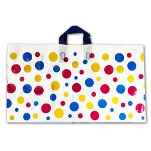 Kulplu Puantiyeli Çanta Poşet Büyük Boy 1kg