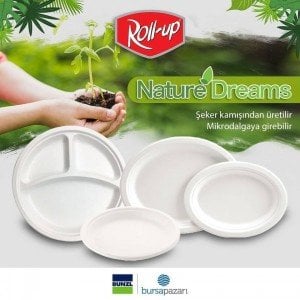 Roll-Up 18 cm Nature Tabak Mikrodalga Uyumlu 50 Adet