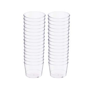 Kristal Silindir Kapaklı Kase 180cc 30 Adet