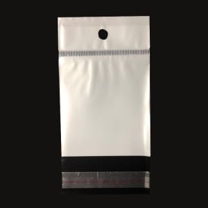 İç Sedefli Askılı Bantlı Jelatin Torba Poşet 5x15 cm 1000 Adet