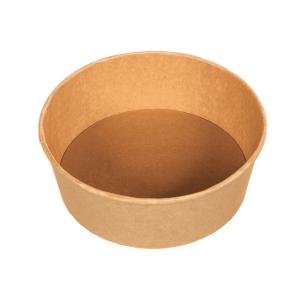 Kraft Karton Salata Kasesi Kapaklı 1300cc 100 Adet