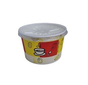 Karton Çorba Kasesi Kapaklı 16 oz 500 adet