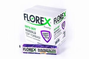 Florex Büzgülü Çöp Poşeti Orta Boy Lavanta Kokulu