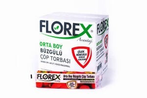 Florex Büzgülü Çöp Poşeti Orta Boy Çilek Kokulu