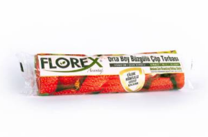 Florex Büzgülü Çöp Poşeti Orta Boy Çilek Kokulu