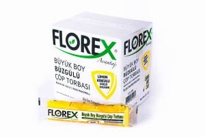 Florex Büzgülü Çöp Poşeti Büyük Boy Limon Kokulu