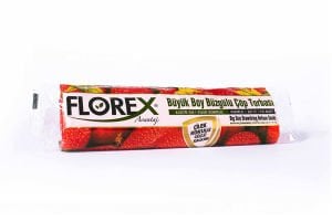 Florex Büzgülü Çöp Poşeti Büyük Boy Çilek Kokulu