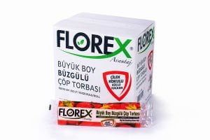 Florex Büzgülü Çöp Poşeti Büyük Boy Çilek Kokulu