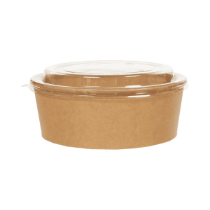 Kraft Karton Salata Kasesi Kapaklı 550cc 100 Adet