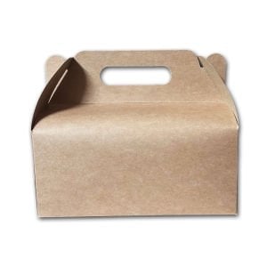 Saplı Menü Box Hamburger ve Aperatif Kutusu 100 Adet